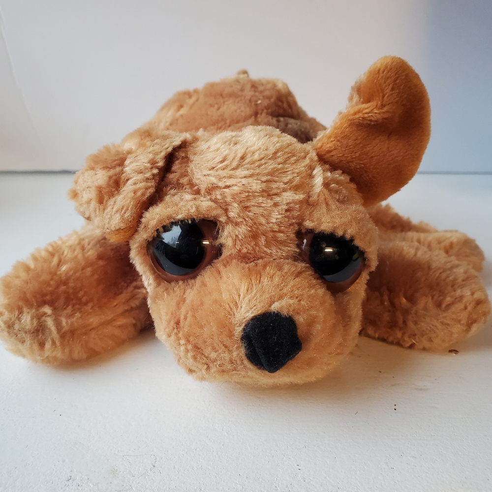 Caltoy Sad Eyed Puppy Dog Hand Puppet 9" Plush Soft Toy Stuffed Animal